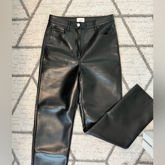 BNWOT Wilfred Vegan Leather Melina Pants - Picture 3 of 6